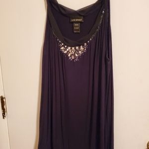 Dressy tank,  with beading